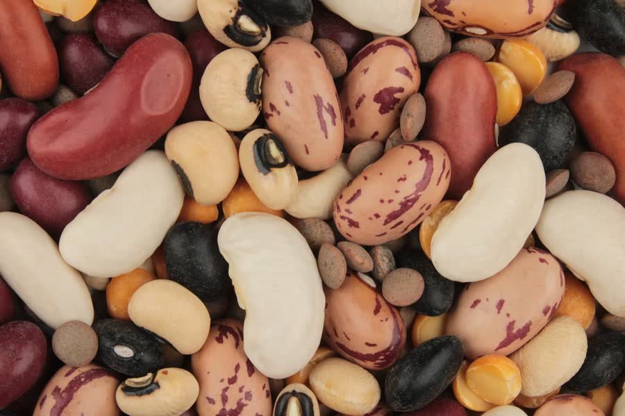 Mixed dry beans, peas and lentils