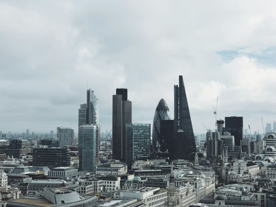 The City of London skyline